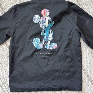 Neff x Disney Mickey Mouse Watercolor Windbreaker Jacket Men Size Medium
